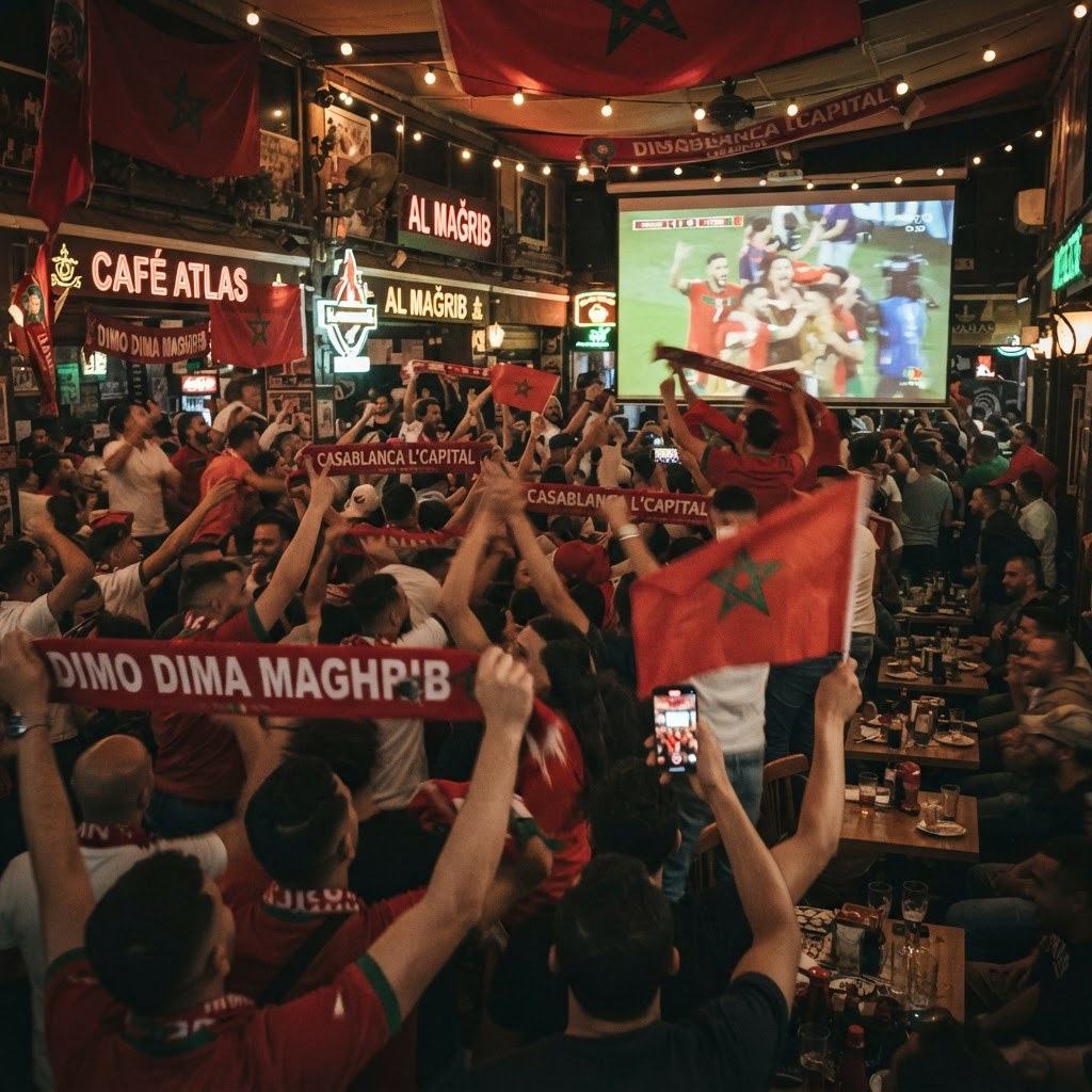 Watch party atmosphere